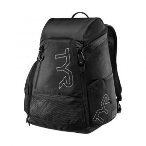 TYR Alliance 30L Backpack, Contour Shaped Padding & Water Resistant Construction, Black