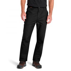 Timberland PRO® Men's GritFlex Athletic-Fit Flex Canvas Pant, 5 Storage Pockets, Cotton Blend, Black, 30/36