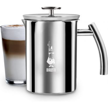 Bialetti Cappuccino Machine Milk Frother, Small, Steel