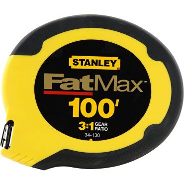 Stanley Hand Tools 34-130 100' FatMax Long Tape Measure Reel