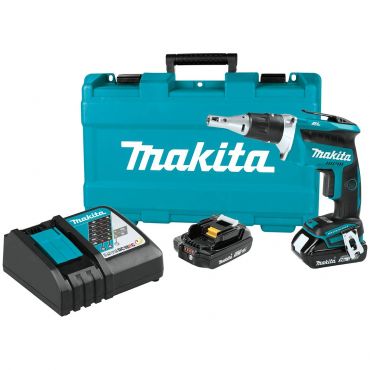 Makita XSF03R 18-Volt 1/4-Inch 2.0Ah Hex Lithium-Ion Drywall Screwdriver Kit