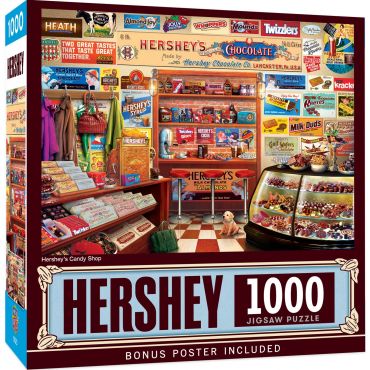 Masterpieces Hershey's Candy Shop 1000 Piece Jigsaw Puzzle