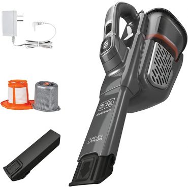 Black & Decker HHVK415B01 Dusbuster Cordless Handheld Vacuum, Gra