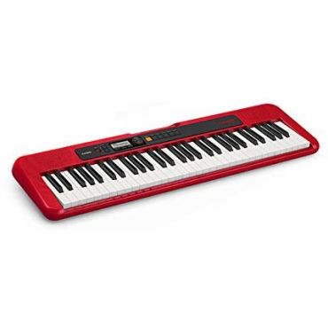 Casio Casiotone 61-Key Portable Keyboard with USB, Red