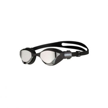 ARENA Unisex Adult Cobra Tri Swipe Swim Mirror Lens Goggles, Silver/Black