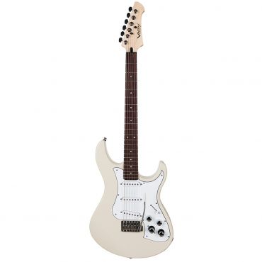 Line 6 Variax Standard Electric Guitar, White Finish with Ebony Fingerboard
