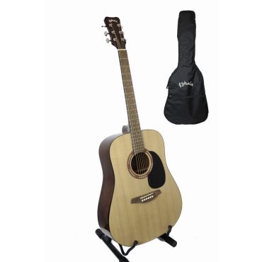 Lanikai KG100S Kohala Full Size Steel String Acoustic Guitar with Bag