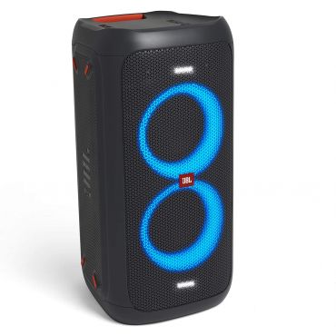 JBL Party Box 100 Powerful, Portable Party Speaker with Vivid Light Effects, Bluetooth Connectivity, Mic/Guitar Input and a Rechargeable Battery