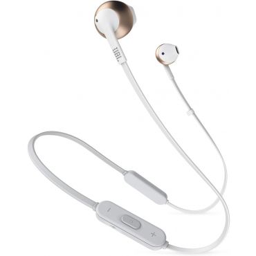 JBL Tune 205BT Wireless Earbuds with 3-Button Remote/Mic, Rose Gold