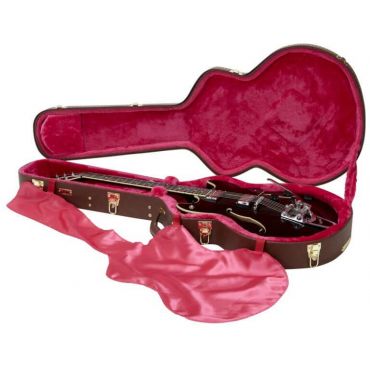 Gator Cases Deluxe Wood Case for Semi-Hollow Guitars such as Gibson 335®; Vintage Brown Exterior