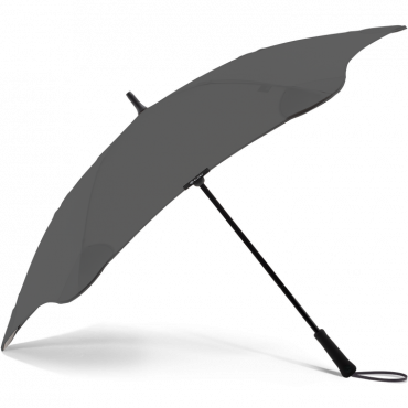 Blunt Classic Umbrella, Charcoal Smooth Black Easy-grip Handle