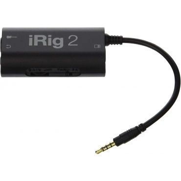 IK Multimedia iRig 2 Guitar Interface Adaptor for iPhone, iPod Touch & iPad