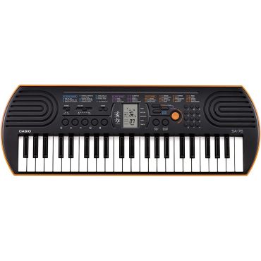 Casio SA-76 44-Key Mini Keyboard, Orange