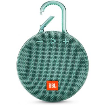 JBL Clip 3 Waterproof Portable Bluetooth Speaker with 10-hours of Playtime, River Teal