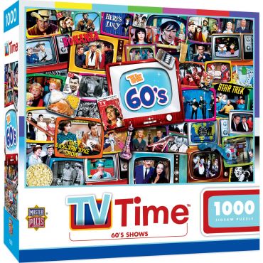 Masterpieces 1000 Piece Jigsaw Puzzle, 60's Shows