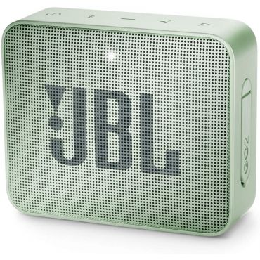 JBL Go 2 Waterproof Portable Bluetooth Speaker with 5-hours of Playtime, Seafoam Mint