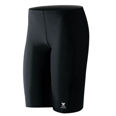 TYR Men's Durafast One Jammer Swimsuit, Black, Size 26