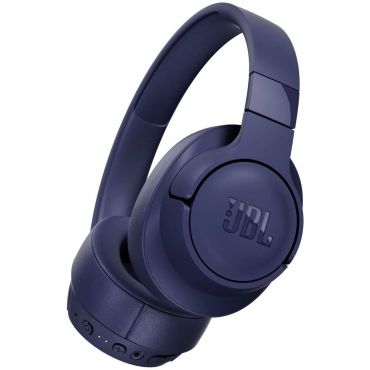 JBL Tune 750BTNC Over-Ear Wireless Headphones with ANC and On-Earcup Controls, Blue