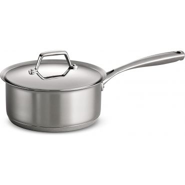 Tramontina 3 Qt Covered Sauce Pan, Stainless Steel