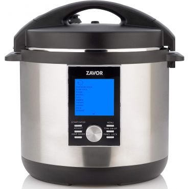 Zavor ZSELL03 Lux LCD Programmable Electric Multi-cooker, 8 Quart, Stainless Steel