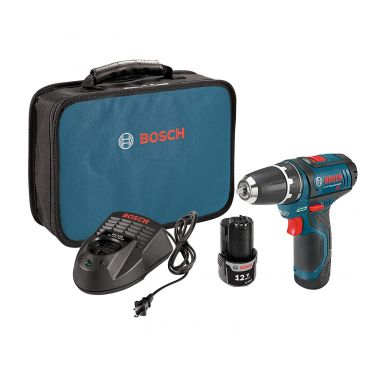 Bosch PS31-2A Cordless Drill Set, 12-Volt, 3/8" Two Speed Driver Includes Batteries, 12V Charger, Screwdriver Bits and Carrying Bag