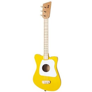 Loog Mini Acoustic Kids Guitar for Children and Beginners, Yellow