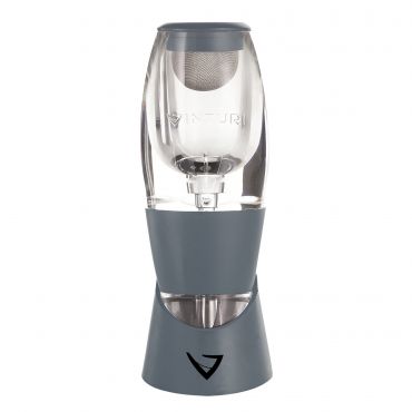 Vinturi AE1010GY14 Red Wine Aerator/Pourer with No-Drip Base, Gray
