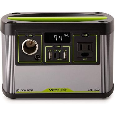 Goal Zero Yeti 200X 120V Lithium Portable Power Station with AC Inverter and USB-C PD Fast-Charging