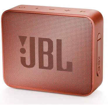 JBL Go 2 Waterproof Portable Bluetooth Speaker with 5-hours of Playtime, Sunkissed Cinamon