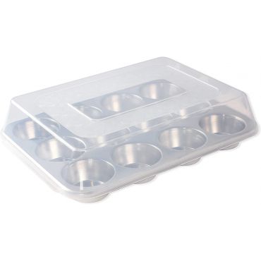 Nordic Ware Naturals 12-Cup Muffin Pan with High-Domed Lid