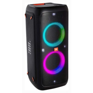 JBL Party Box 300 Powerful, Portable Party Speaker with Vivid Light Effects, Bluetooth Connectivity, Mic/Guitar Input and Rechargeable Battery with 18-hours of Playtime
