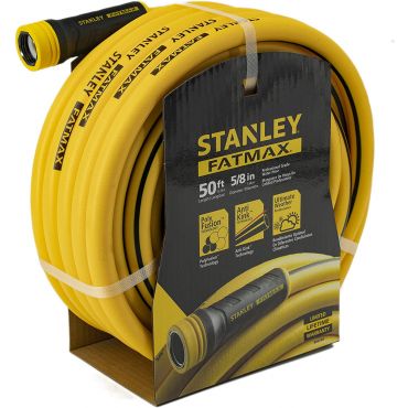 Stanley Fatmax Professional Grade Water Hose, 50' x 5/8", Yellow 500 PSI