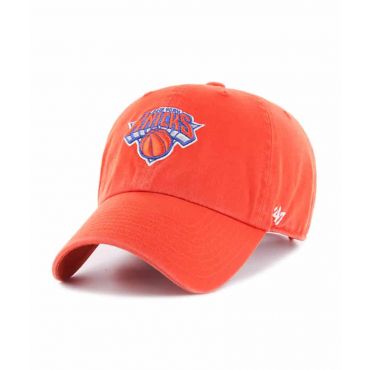 47 Brand New York Knicks Clean Up Adjustable Cap, Orange