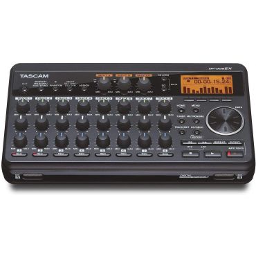 Tascam DP-008EX 8-Track Digital Pocketstudio Multi-Track Audio Recorder, Black