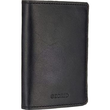 Secrid SV-Black Men Slim Wallet, Vintage Black