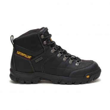 CAT Footwear Men's Threshold Waterproof Soft Toe Work Boot, Black, Size M 8