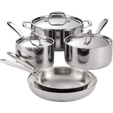 Tramontina 80116/247DS 8-Piece Cookware Set, Stainless Steel