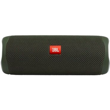 JBL Flip 5 Waterproof Portable Speaker with Bluetooth, Built-in Battery and Microphone, Green