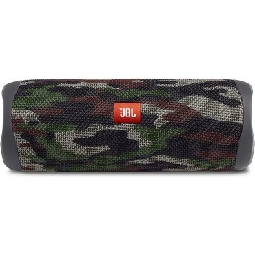 JBL Flip 5 Waterproof Portable Speaker with Bluetooth, Built-in Battery and Microphone, Squad