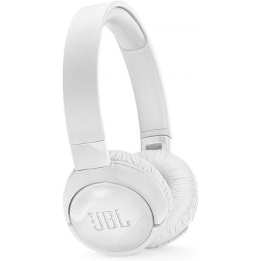 JBL Tune 600BTNC On-Ear Wireless Headphones with ANC and On-Earcup Controls, White