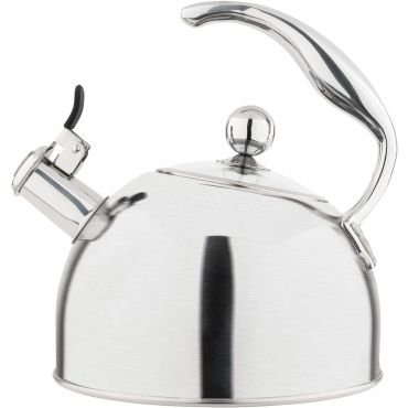 Viking 2.6 Qt Stainless Steel Whistling Kettle w/ 3-Ply Base, Satin Finish