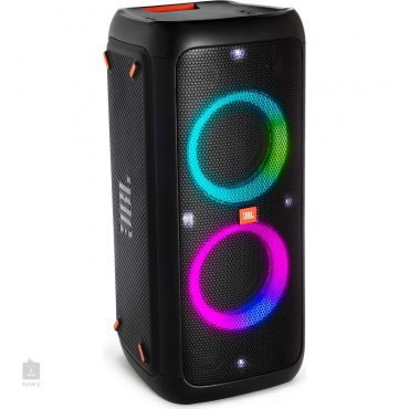 JBL Party Box 200 Powerful, Portable Party Speaker with vivid Light Effects, Bluetooth Connectivity, and Mic/Guitar Input
