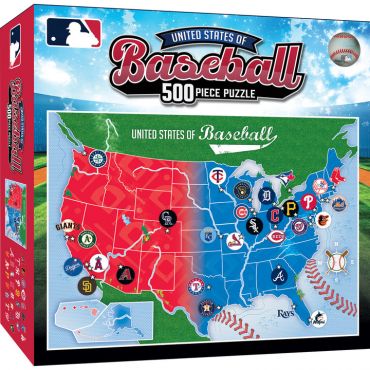 Masterpieces MLB League Map 500 Piece Puzzle