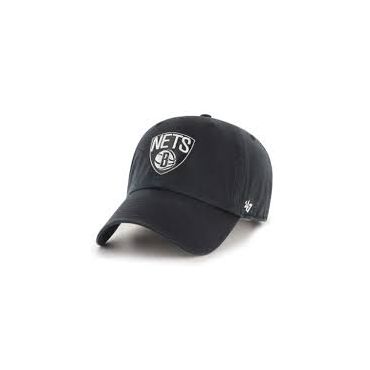 47 Brand Brooklyn Nets Team Clean Up Adjustable Cap, Black