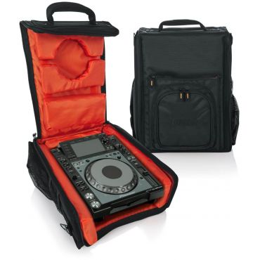 Gator Cases G-Club Series Carry Bag for Large DJ CD Players or 12" DJ Mixers with Headphone Storage. Fits Pioneer CDJ 2000, Numark NDX 800, Stanton C324-NA, A&H - Xone:42, Denon DN-X1100 and more