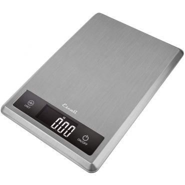 Escali T115S Tabla Ultra Thin Digital Scale, 11lb Capacity, Silver