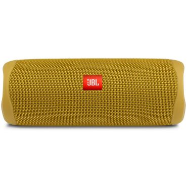JBL Flip 5 Waterproof Portable Speaker with Bluetooth, Built-in Battery and Microphone, Mustard Yellow