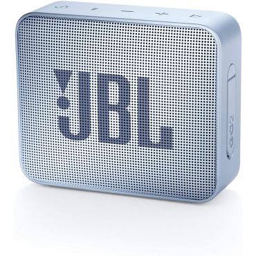 JBL Go 2 Waterproof Portable Bluetooth Speaker with 5-hours of Playtime, Icecube Cyan
