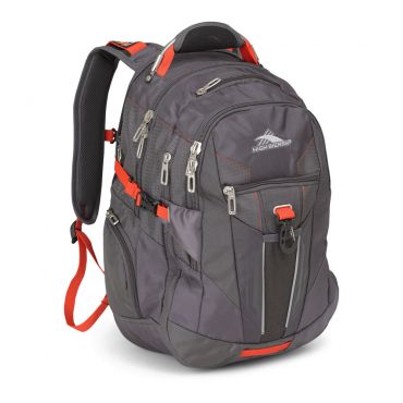 High Sierra XBT - Business Laptop Backpack, Mercury/Crimson