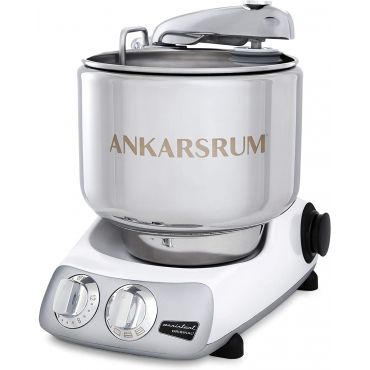 Ankarsrum AKM6230 Original Mixer, Powerful and Quiet 600 watt Motor, Gloss White